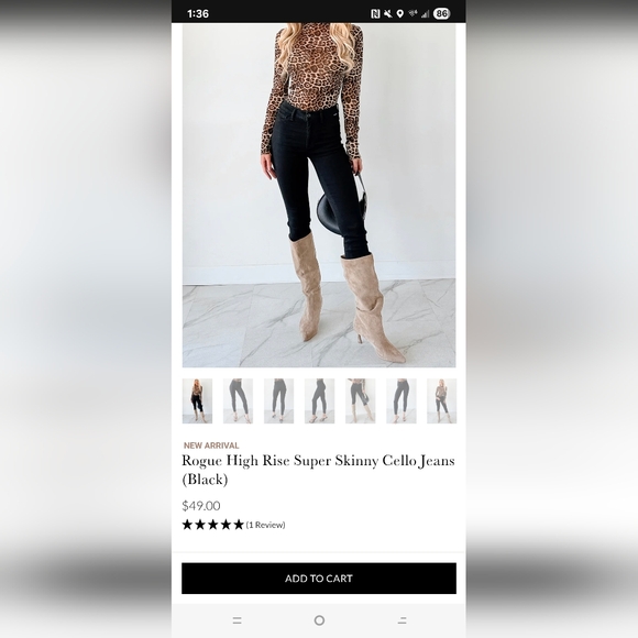 Cello Women's Dark Skinny Jeans - Picture 5 of 7